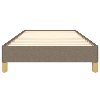 Rám Postele Bez Matrací Textil Taupe