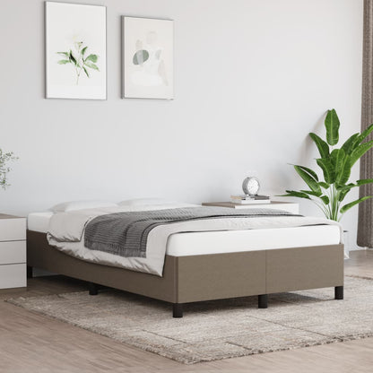 Rám Postele Bez Matrace Textil Taupe