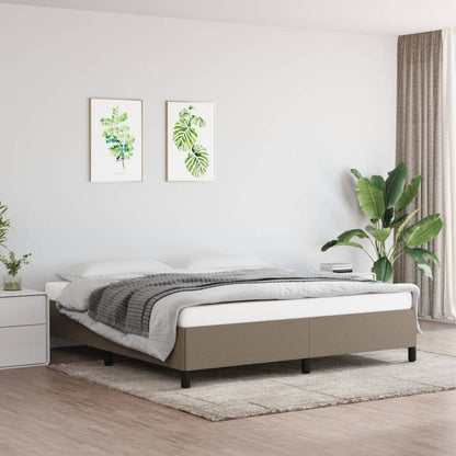 Rám Postele Bez Matrace Textil Taupe