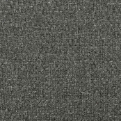 Rám Postele Bez Matrace Tmavě Šedá 80 X 200 Cm Textil