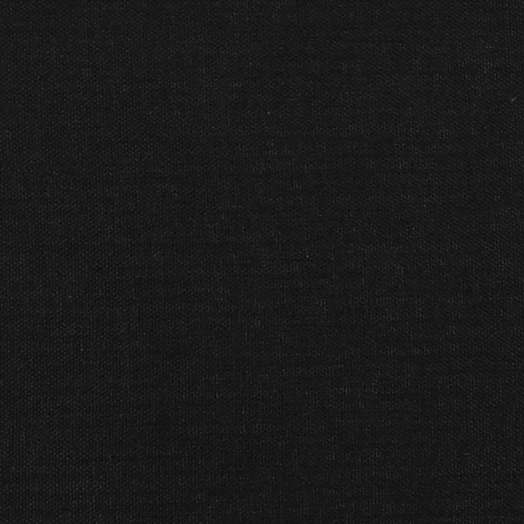 Rám Postele S Čelem Bez Matrace Černý 90X200 Cm Textil