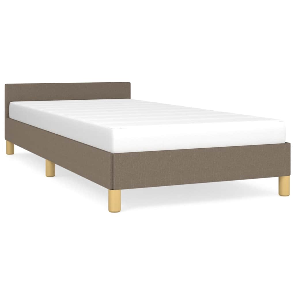 Rám Postele Bez Matrace Taupe 100 X 200 Cm Textil