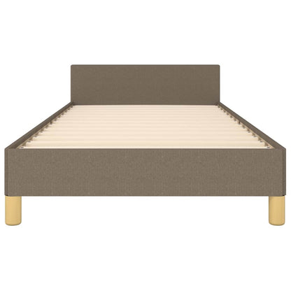 Rám Postele Bez Matrace Taupe 100 X 200 Cm Textil