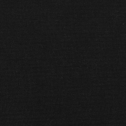 Rám Postele Bez Matrace Černý 120 X 200 Cm Textil