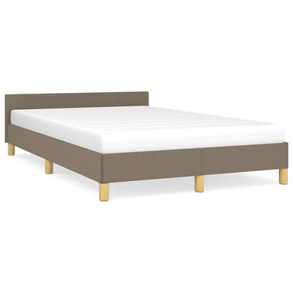 Rám Postele Bez Matrace Taupe 120 X 200 Cm Textil