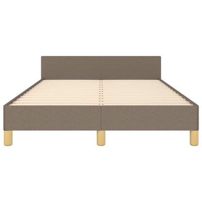 Rám Postele Bez Matrace Taupe 120 X 200 Cm Textil