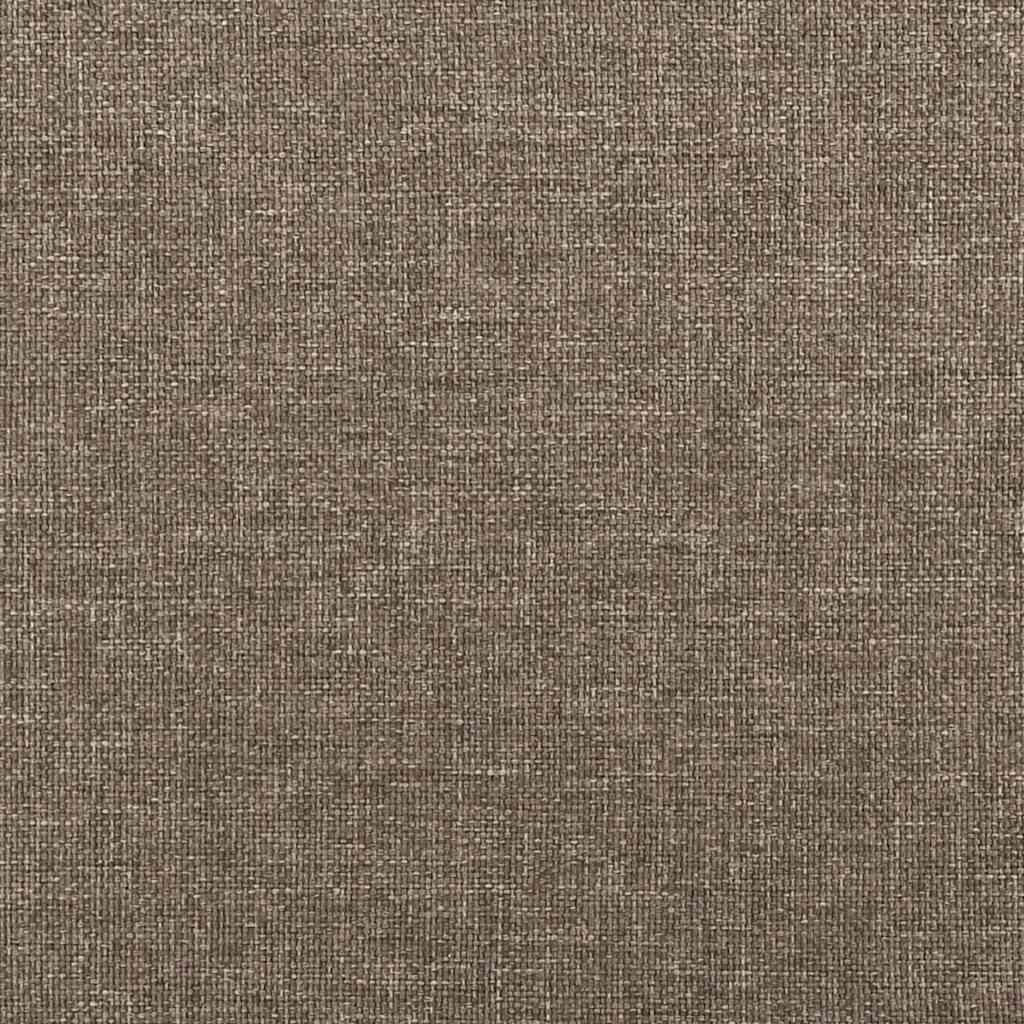 Rám Postele Bez Matrace Taupe 120 X 200 Cm Textil