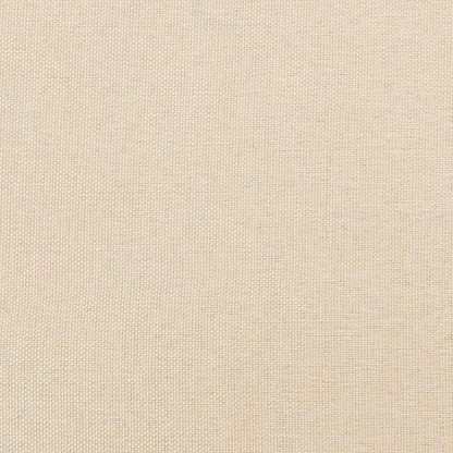 Rám Postele Bez Matrace Krémový 120 X 200 Cm Textil