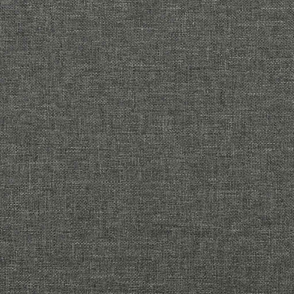 Rám Postele Bez Matrace Tmavě Šedý 140 X 190 Cm Textil