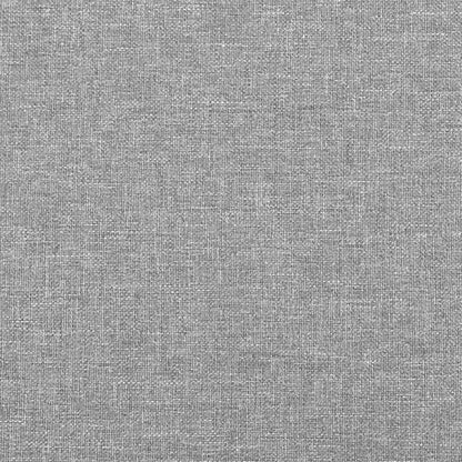 Rám Postele Bez Matrace Světle Šedý 140 X 200 Cm Textil