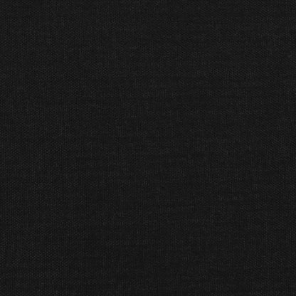 Rám Postele Bez Matrace Černý 180 X 200 Cm Textil