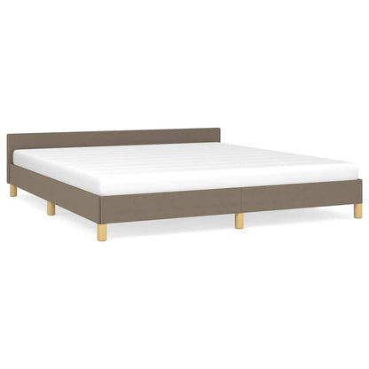 Rám Postele Bez Matrace Taupe 180 X 200 Cm Textil