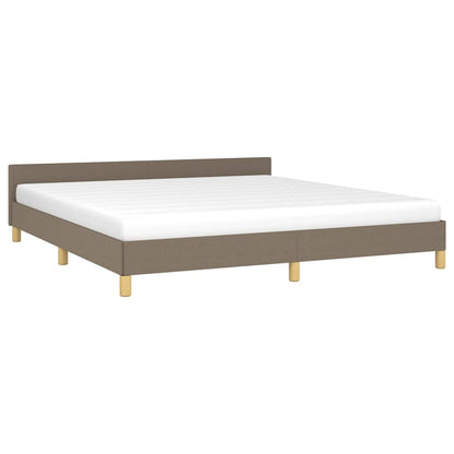Rám Postele Bez Matrace Taupe 180 X 200 Cm Textil