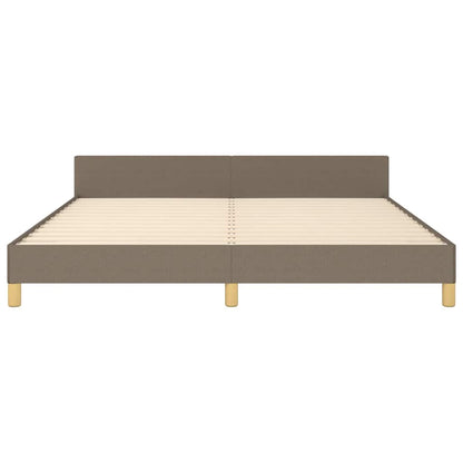 Rám Postele Bez Matrace Taupe 180 X 200 Cm Textil