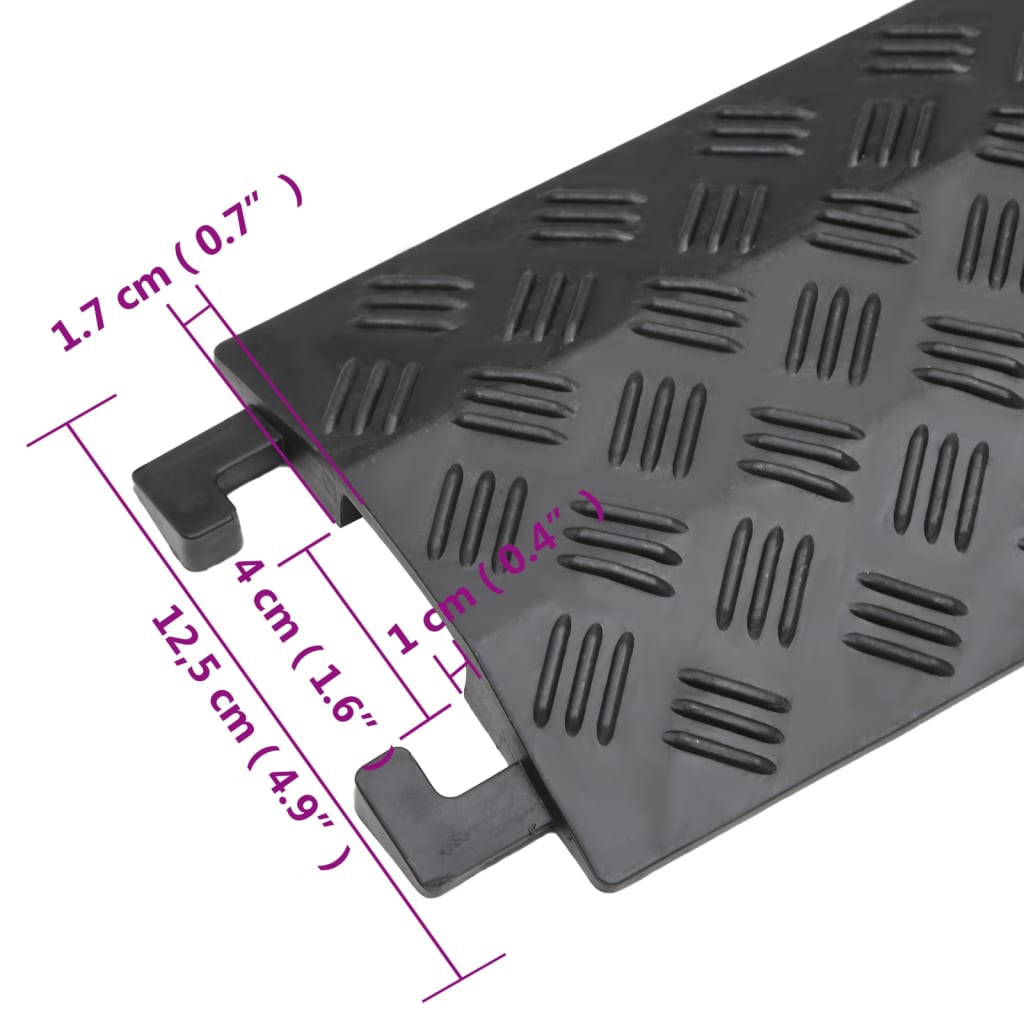 Kabelové Mosty 2 Ks 98,5 Cm Černé