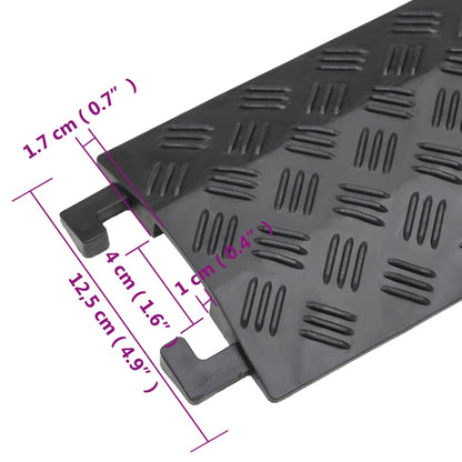 Kabelové Mosty 2 Ks 98,5 Cm Černé