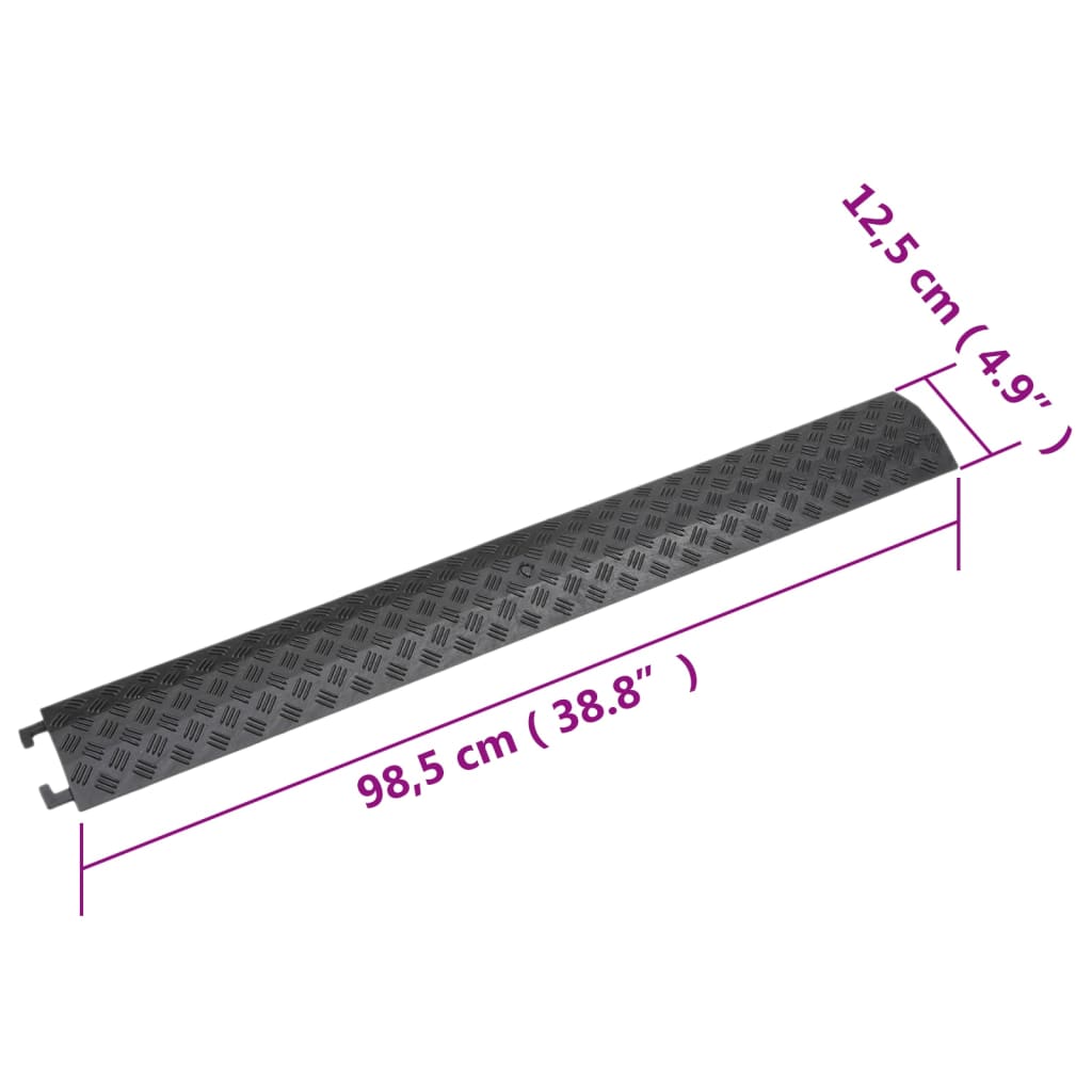 Kabelové Mosty 2 Ks 98,5 Cm Černé