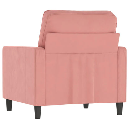 Křeslo Růžové 60 Cm Samet