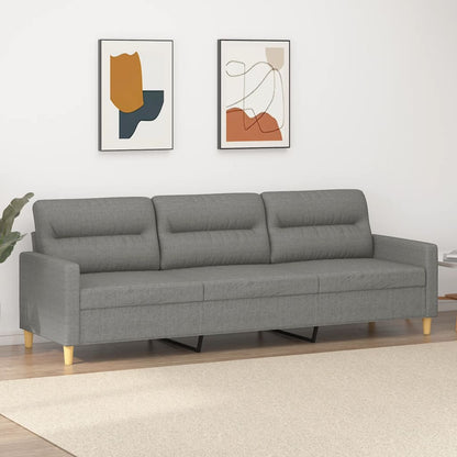 Křeslo Tmavě Šedé Textil