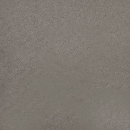 2Místná Pohovka Světle Šedá 120 Cm Samet