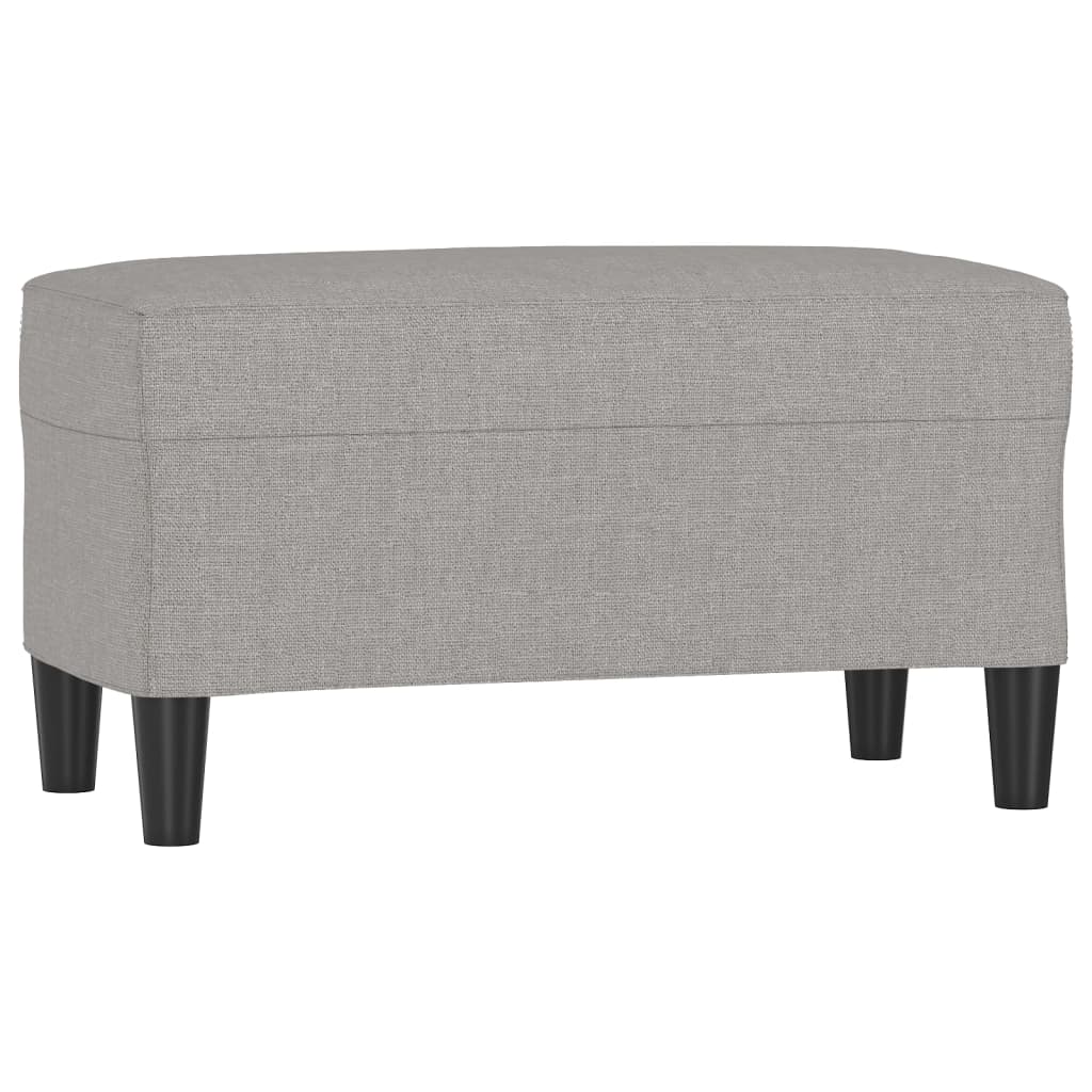 Lavice Světle Šedá 70 X 35 X 41 Cm Textil