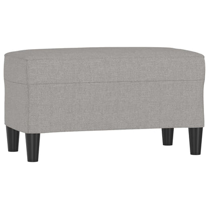Lavice Světle Šedá 70 X 35 X 41 Cm Textil