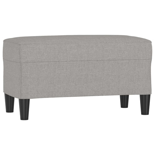 Lavice Světle Šedá 70 X 35 X 41 Cm Textil