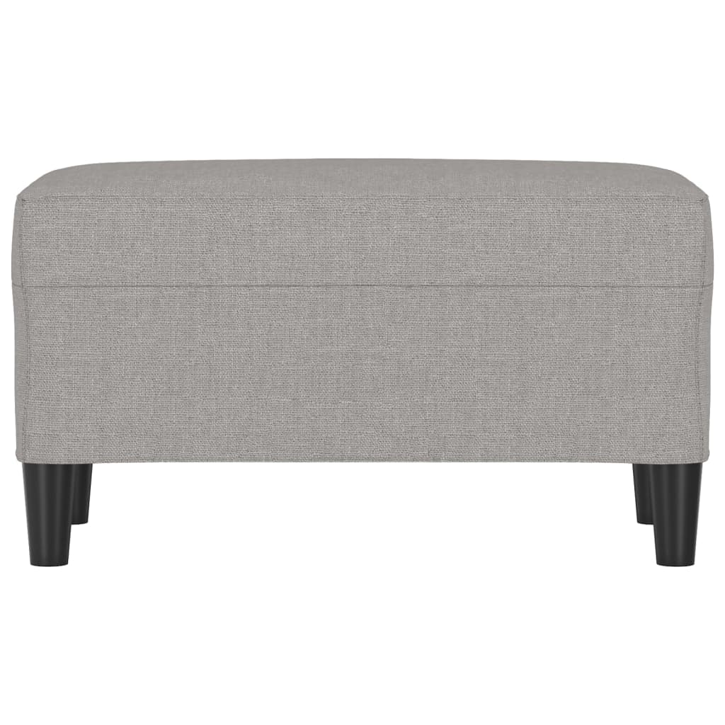 Lavice Světle Šedá 70 X 35 X 41 Cm Textil