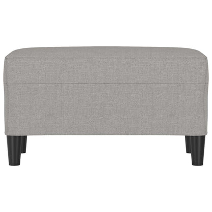 Lavice Světle Šedá 70 X 35 X 41 Cm Textil