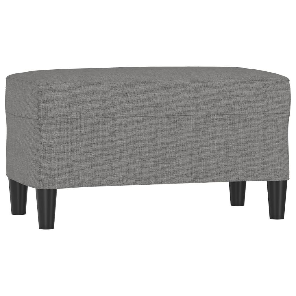 Lavice Tmavě Šedá 70X35X41 Cm Textil