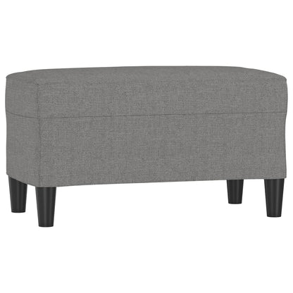 Lavice Tmavě Šedá 70X35X41 Cm Textil