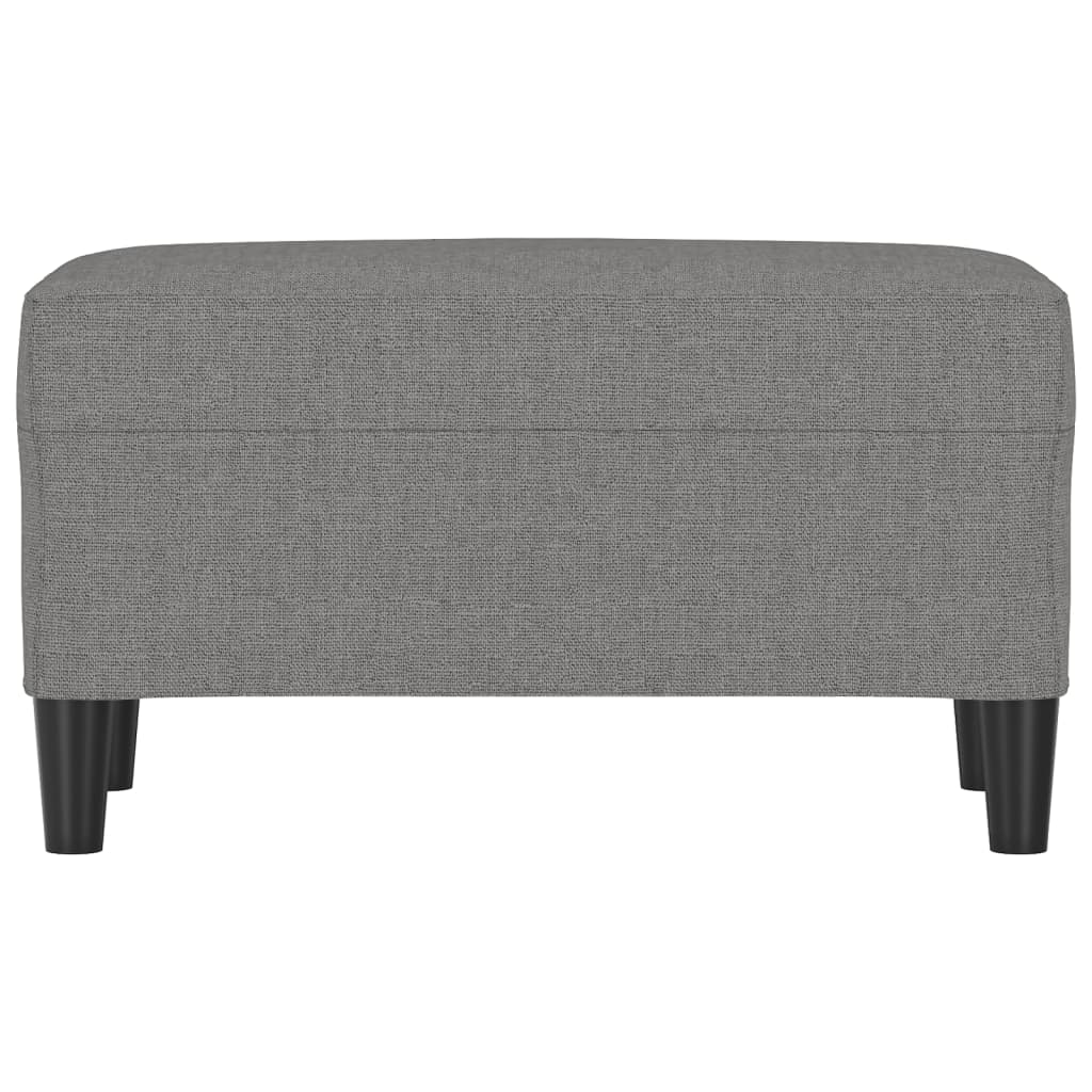 Lavice Tmavě Šedá 70X35X41 Cm Textil