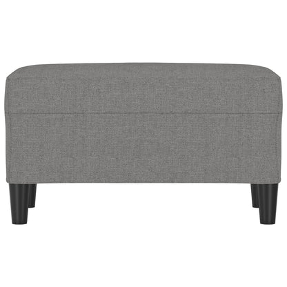 Lavice Tmavě Šedá 70X35X41 Cm Textil