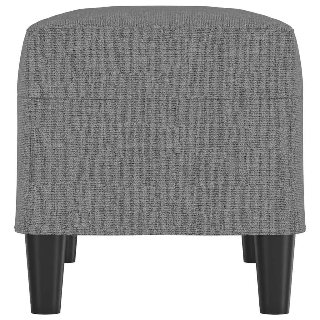 Lavice Tmavě Šedá 70X35X41 Cm Textil