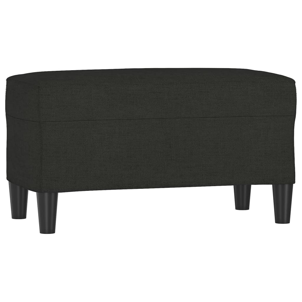 Lavice Černá 70 X 35 X 41 Cm Textil