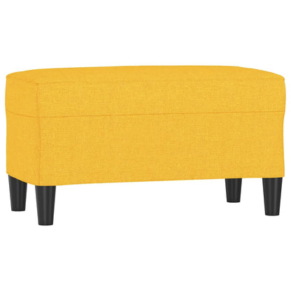 Lavice Světle Žlutá 70X35X41 Cm Textil