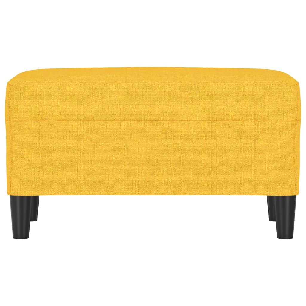 Lavice Světle Žlutá 70X35X41 Cm Textil