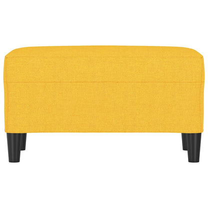Lavice Světle Žlutá 70X35X41 Cm Textil