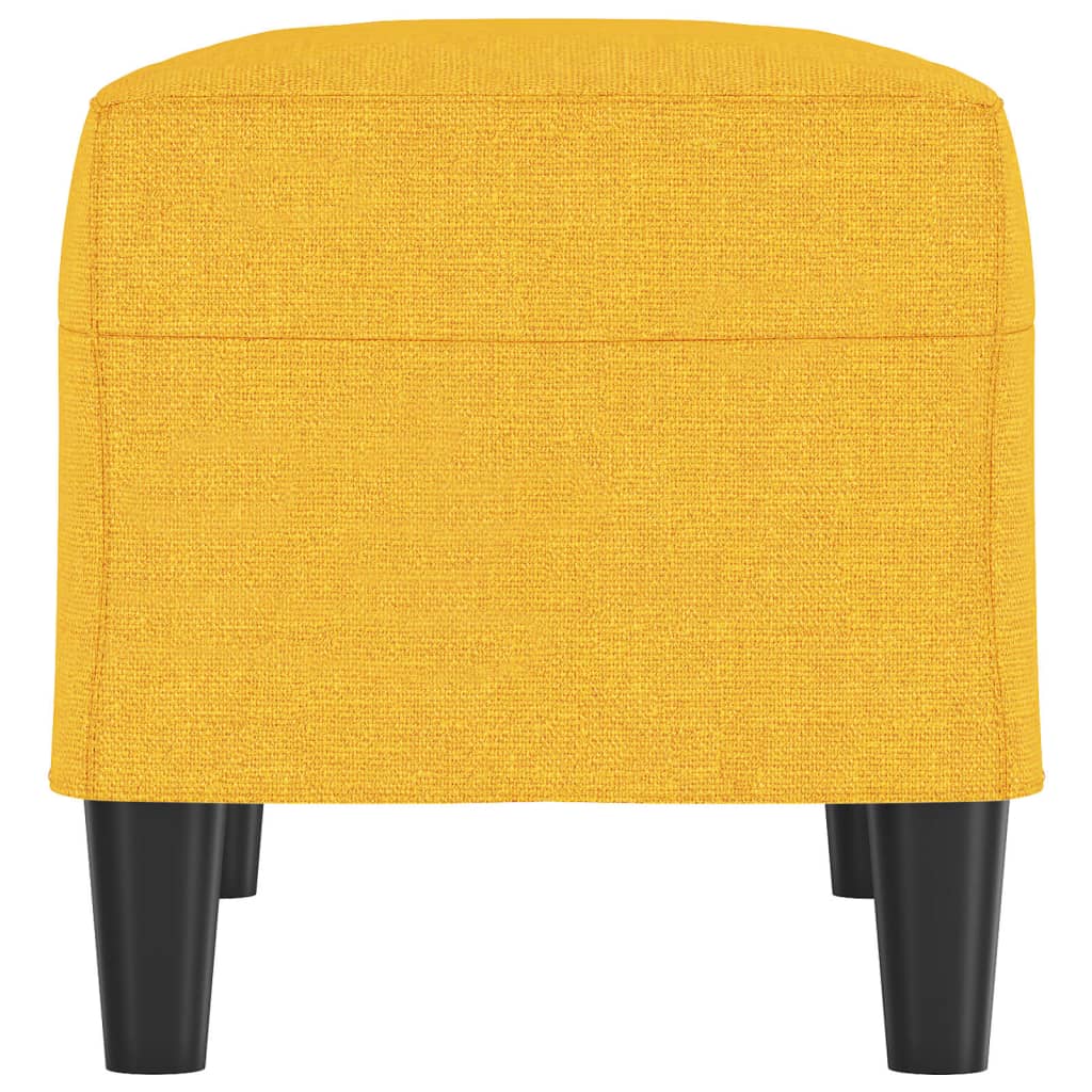 Lavice Světle Žlutá 70X35X41 Cm Textil