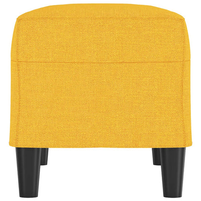 Lavice Světle Žlutá 70X35X41 Cm Textil