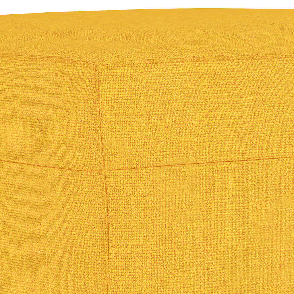 Lavice Světle Žlutá 70X35X41 Cm Textil
