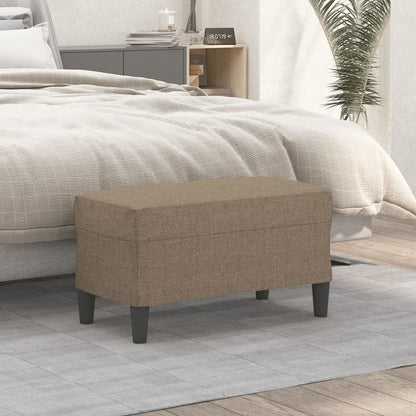 Lavice Taupe 70 X 35 X 41 Cm Textil