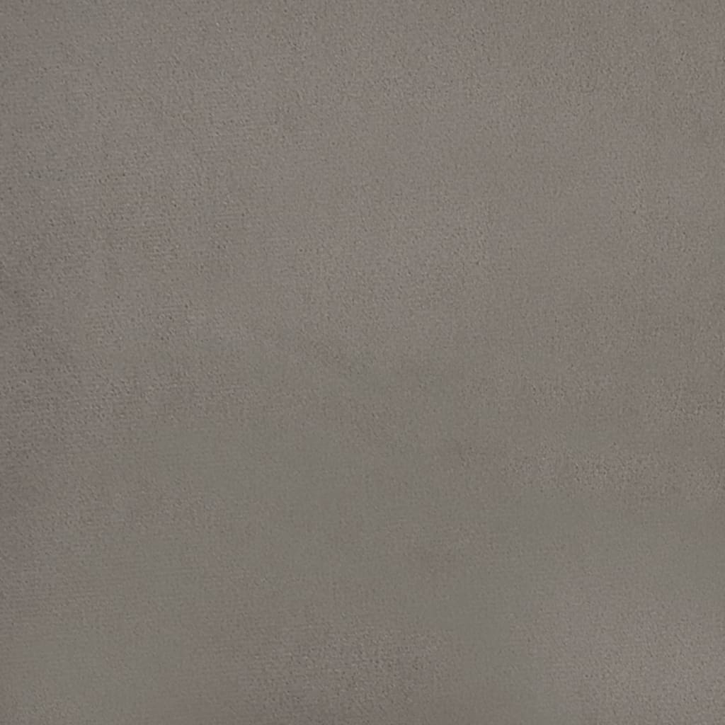 Lavice Světle Šedá 70 X 35 X 41 Cm Samet