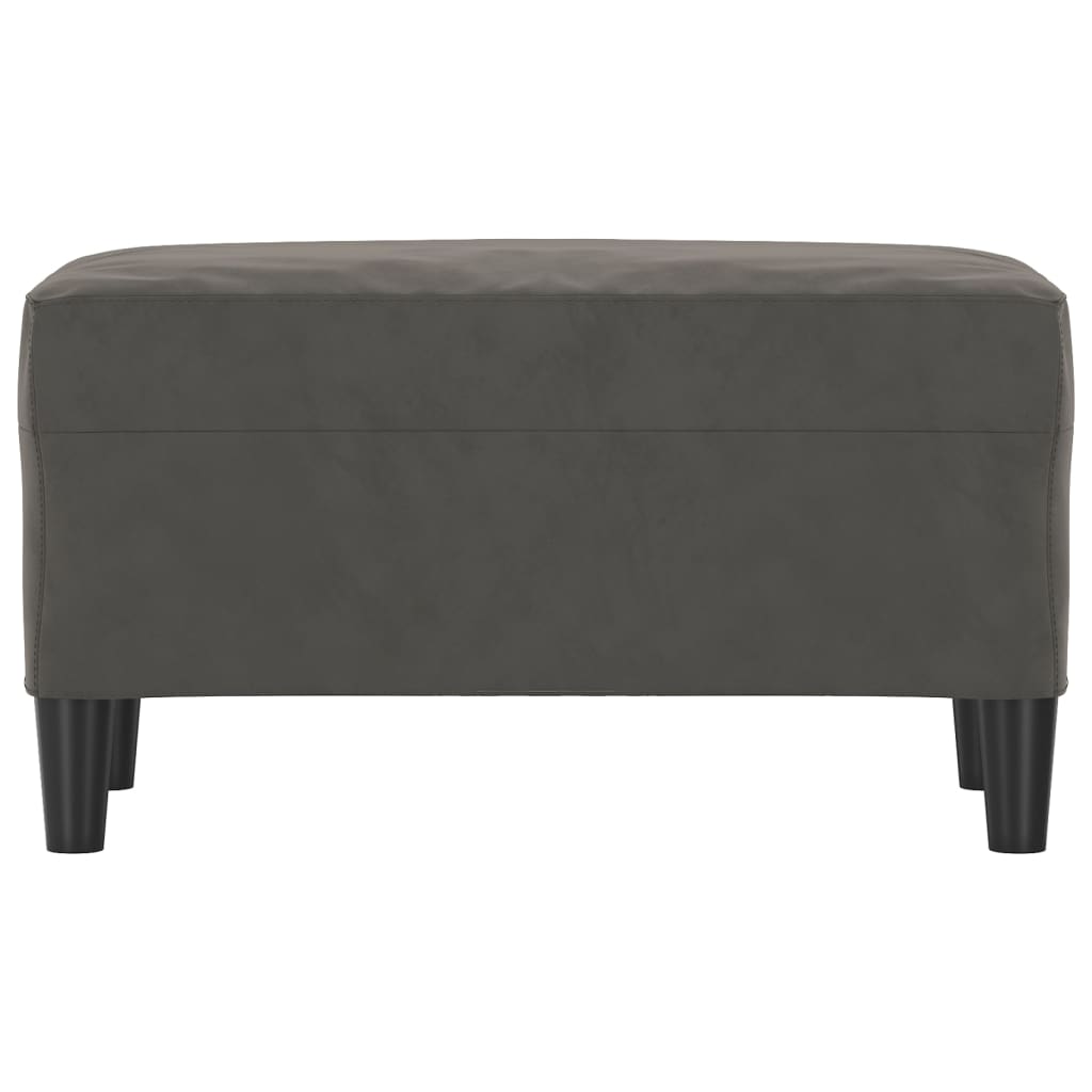 Lavice Tmavě Šedá 70X35X41 Cm Samet