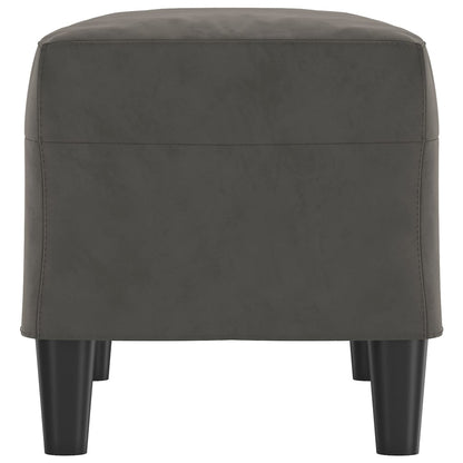 Lavice Tmavě Šedá 70X35X41 Cm Samet
