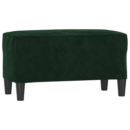 Lavice Tmavě Zelená 70X35X41 Cm Samet