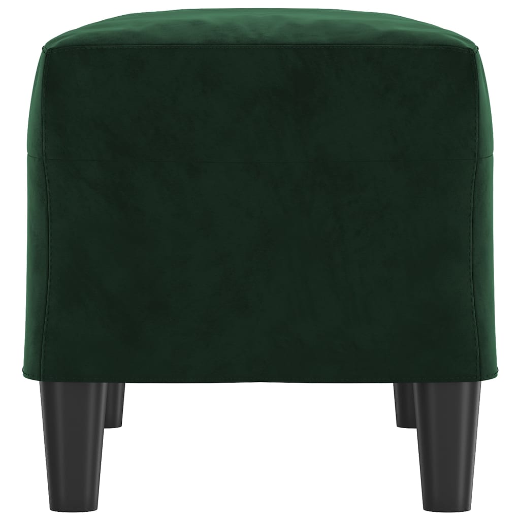 Lavice Tmavě Zelená 70X35X41 Cm Samet