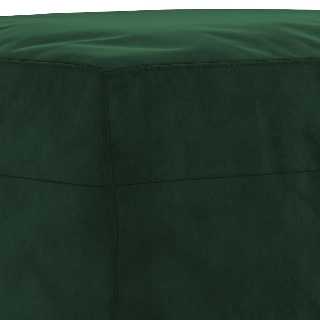 Lavice Tmavě Zelená 70X35X41 Cm Samet