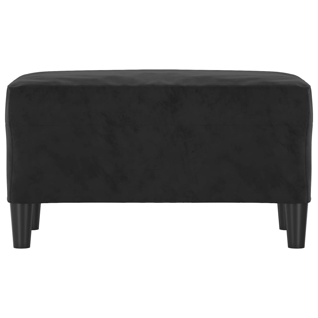 Lavice Černá 70 X 35 X 41 Cm Samet