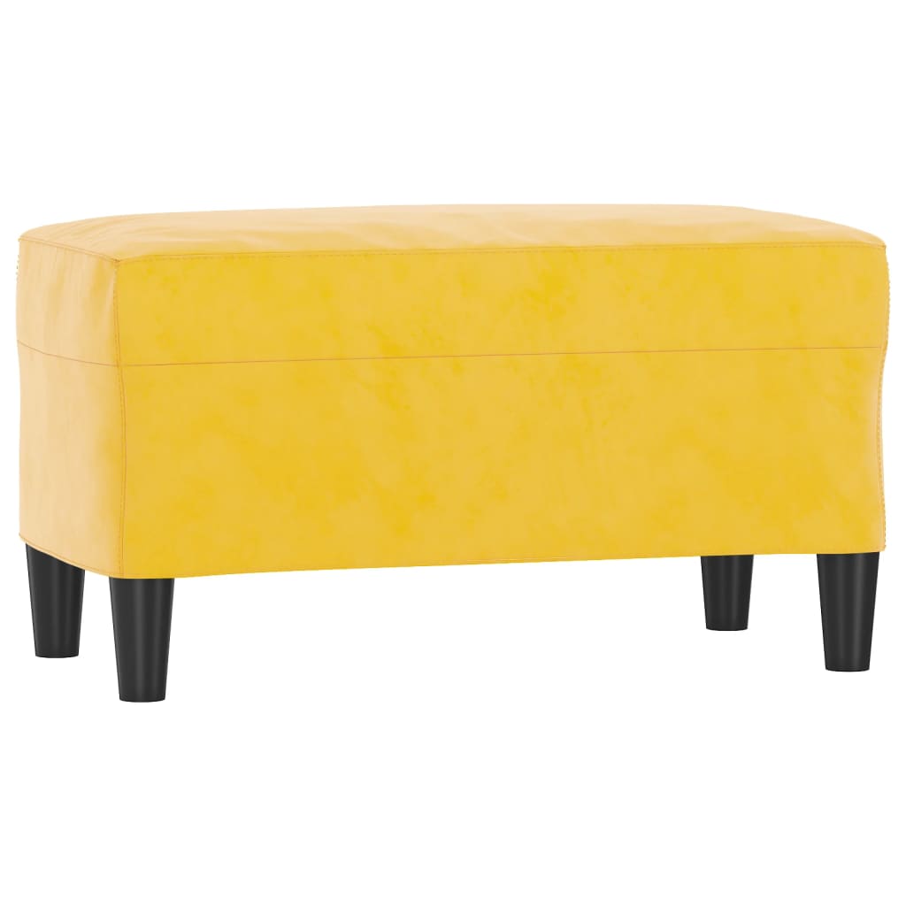 Lavice Žlutá 70 X 35 X 41 Cm Samet